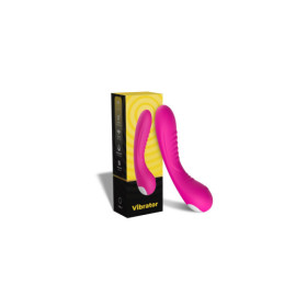 Vibromasseur courbé 9 modes de vibration rose 